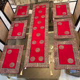 Block Printed Table Runner & Placemats