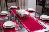 Embellished Table Runner & Place Mats