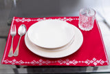 Embellished Table Runner & Place Mats