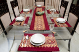 Block Printed Table Runner & Place Mats