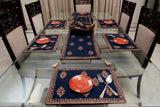 Block Printed Table Runner & Place Mats