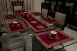 Block Printed Table Runner & Place Mats