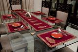 Block Printed Table Runner & Place Mats