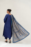 Block Painted Silk Dupatta