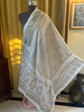 Block Printed Silk Dupatta