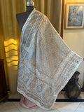 Block Printed Silk Dupatta