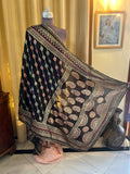 Block Printed Silk Dupatta