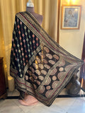 Block Printed Silk Dupatta