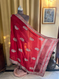 Block Printed Silk Dupatta