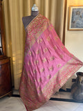 Block Printed Silk Dupatta