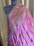 Block Printed Silk Dupatta