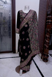 Block Printed Silk Saree