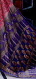 Block Printed Charmeuse Silk Saree